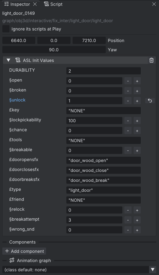 Entity Inspector