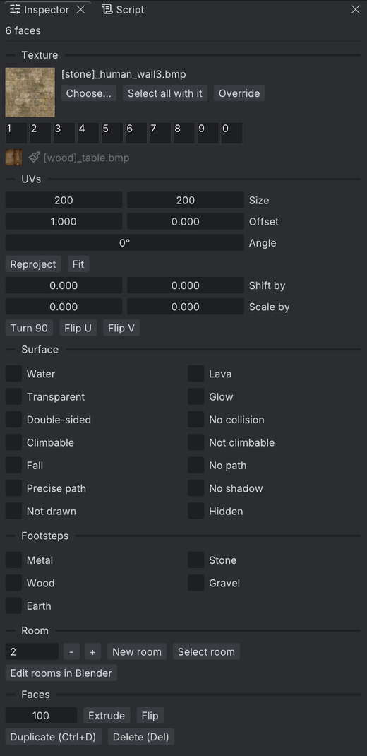 Texture Inspector